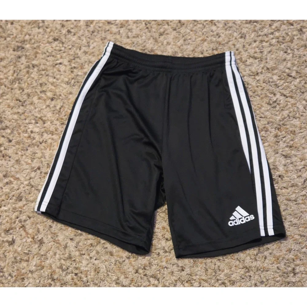 Adidas Athletic Training Shorts Men's Size XS Black White